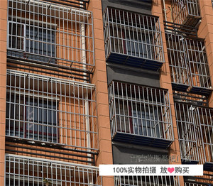 防盗窗 304不锈钢护栏围栏杆 儿童窗户防盗封阳台飘窗防护网深圳