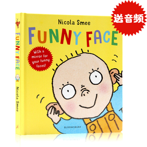 Funny Face 儿童情绪表达和管理绘本 看看有趣的表情包 进口英文原版正版  低幼启蒙纸板书 亲子互动 果汁儿香蕉妈妈推荐英语绘本