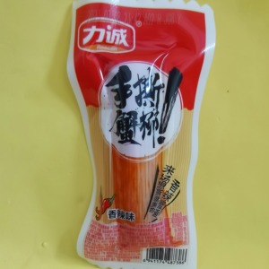 休闲零食很忙力诚手撕蟹柳蟹肉棒即食蟹味棒【全店满39元包邮】