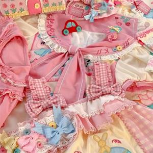 【涵公馆】HGGX69219夏款儿童粉色吊带纱裙两件套
