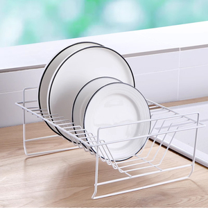 厨房碗碟沥水架橱柜内置轻奢碗碟套装家用收纳碗筷台面水槽置物架