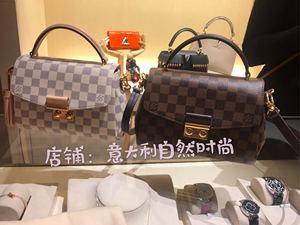 LV N41581 CROISETTE女士手袋 棋盘格 手提/斜挎女包 意大利代购