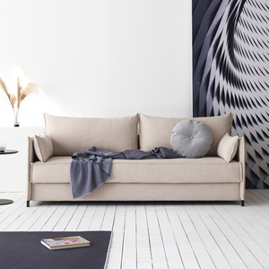丹麦依诺维绅北欧折叠客厅沙发床帕特里克两用小户型三人布艺沙发