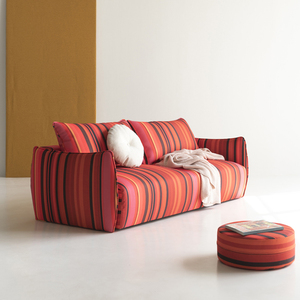 丹麦依诺维绅布艺沙发马洛萨现代简约小户型两用折叠多功能沙发床