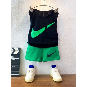 ℍNIKE官网男童篮球服背心夏季运动套装薄款中大童宝宝儿童两件套