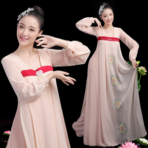 丽人行舞蹈服装女飘逸超仙汉服古装中国风古典舞古风芒种舞演出服