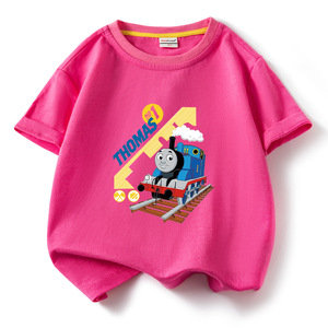 托马斯火车儿童纯棉衣服男童短袖T恤宝宝半袖上衣男女孩夏季童装