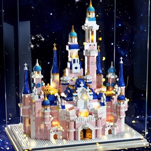 娃娃玩具女孩叶罗丽爱莎艾莎公主拼装迪士尼城堡积木儿童生日礼物