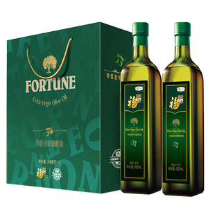 福临门特级初榨橄榄油礼盒500ml*2瓶 食用油植物油
