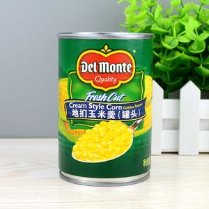 进口Del Monte/帝门玉米羹 425g商用玉米甜汤用粟米羹罐头5罐包邮