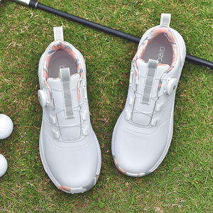 美津浓春夏新款高尔夫鞋白色情侣款固定无钉防水透气防滑训练golf
