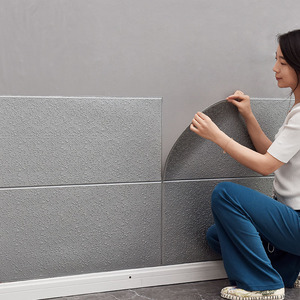 素色硅藻泥墙纸自粘卧室温馨3d立体墙贴纯色贴纸客厅背景防水壁纸