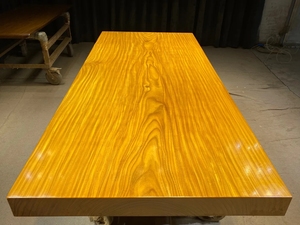 非洲柚木大板茶桌茶台实木整版餐桌原木办公桌会议桌大班台书桌子
