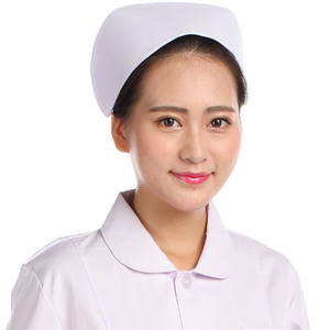 南丁格尔护士帽子白色蓝色粉色加厚款女燕尾帽护士服冬护士裤包邮