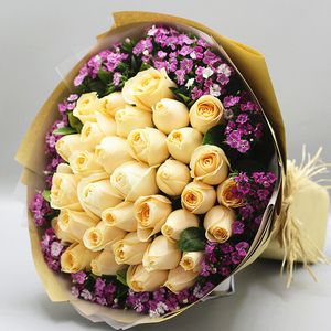 广州同城鲜花速递杭州郑州西安生日礼物玫瑰百合花束礼盒订花送花