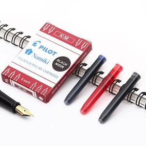 日本pilot百乐墨水墨囊IC-50红色78G黑色88G蓝色钢笔用一次性墨胆