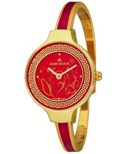 原装安蒂麦琪Andre Mouche 412-16101石英腕表金色不锈钢女士手表