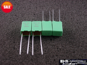 【有货】1uF/63V (105)  ERO MKT1817 聚酯薄膜电容  绿精灵  P5