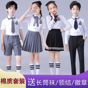 儿童演出服中小学生大合唱服装诗歌朗诵幼儿园表演班服校服毕业照