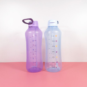 特百惠正品依可瓶2升大容量 运动水杯 子母盖便携环保水杯 带手提