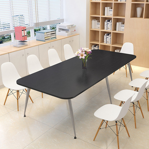 办公桌会议桌工作台钢架培训桌洽谈桌小型板式会议桌长桌椅组合