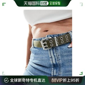 香港直邮潮奢 ASOS 女士 CURVE and hip 设计网状腰部牛仔布皮带(