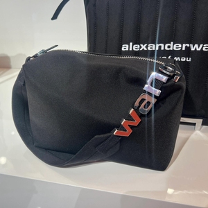 新品Alexander Wang Heiress Sport亚历山大王徽标尼龙单肩手提包