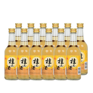 古越龙山桂花酒 果酒 冰镇果酒330ml*12 整箱装 酒水