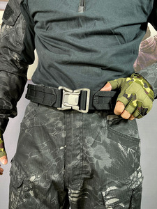 哥伦比亚户外战术腰封1.75英寸加宽加长铝合金浪人腰带男彩