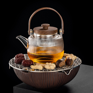围炉煮茶烤茶烤枣烤桔子日式电陶炉室内家用茶壶煮茶器煮茶炉套装