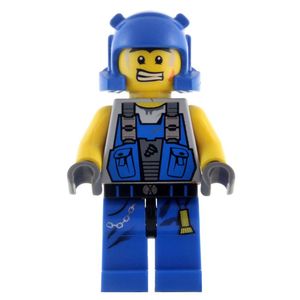 LEGO 乐高地心探险系列人仔 pm011 Orange Scar 能量矿工