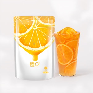 许愿树固体饮料橙汁粉1000克速溶粉饮料机商用果汁粉冲饮粉浓缩