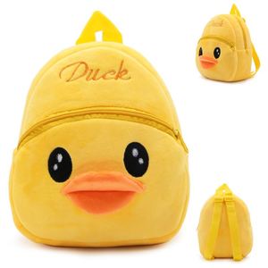 new baby plush bag children kids backpack school bags duck