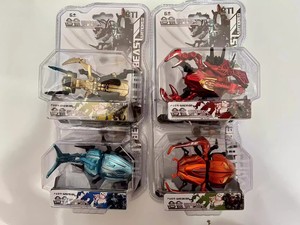 正版合金钢甲兽拼装蝎子独角仙兜虫螳螂合体变形机器人男孩玩具