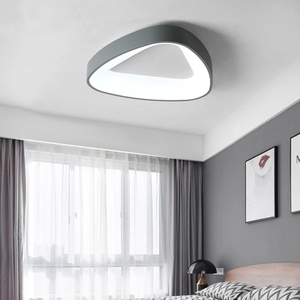 led吸顶灯创意三角卧室书房北欧简约现代家用卧室灯2019新款灯具