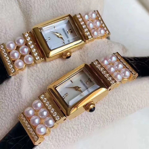 日本御本本家同款真皮天然珍珠akoya手表一比一专柜版 进口机芯