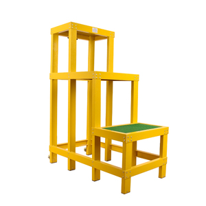 高低凳电工高压可移动平台双层绝缘凳玻璃钢绝缘梯凳单层三层