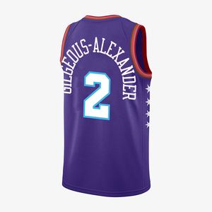 定制2020全明星新秀赛东契奇球衣美国队布里奇斯篮球服紫色莫兰特