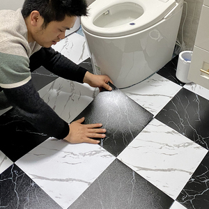 地板贴自粘瓷砖卫生间专用防水地贴厨房浴室厕所地面地砖贴纸防滑