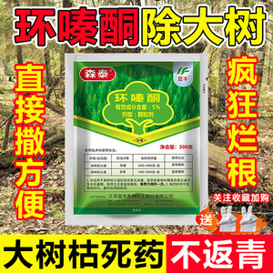 环嗪酮除杂草环嗪哃环泰铜除草烂根剂颗粒灭竹子灌木专用药除草剂