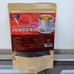新疆沙峆迪丽玫瑰花瓣茶特色香茶120g袋装正品调和茶散茶特色茶