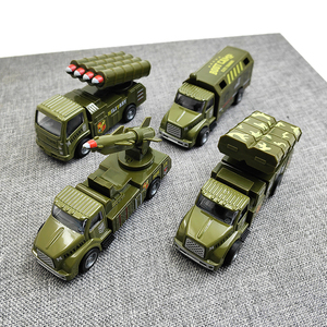 宝宝玩具小汽车男孩儿童惯性军事车核导弹车大炮火箭弹发射车模型