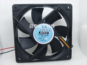 镰刀SFLEX SFF21F 1600转 12CM机箱风扇静音风扇 12v 0.20A 12025