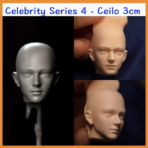 王西汁 超轻粘土脸模 名人系列4- Ceilo 硅胶 扣群776801265