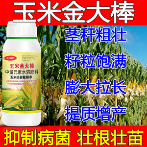 玉米金大棒促根壮苗抗倒伏高产增产叶面肥锌肥玉米专用拉长膨大素