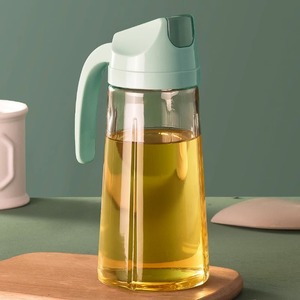 日式油壸玻璃不挂油防漏油罐壶家用厨房专用自动开合酱油醋香油瓶