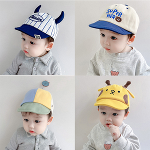 韩版婴儿童帽子春秋季洋气秋天1一2岁男童女宝宝遮阳鸭舌棒球帽冬
