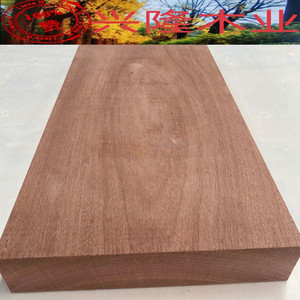 沙比利原木板材 桌面窗台踏步板飘窗板 实木 木方木料 家具定制