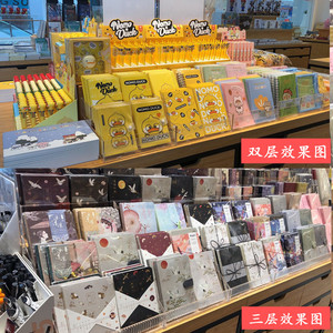 商品分隔亚克力收纳盒方盒橡皮架胶带铅芯文具店陈列展示本册子