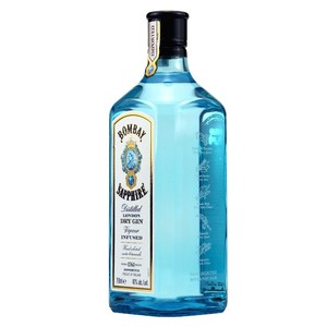 孟买蓝宝石金酒750ml毡酒琴酒BOMBAY SAPPHIRE 杜松子酒洋酒烈酒